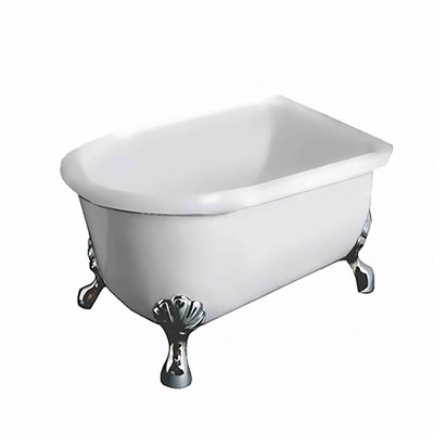 I-HOME 台製 浴缸 B1型銀腳(100cm) 獨立浴缸 壓克力缸 空缸 泡澡保溫 浴缸龍頭需另購