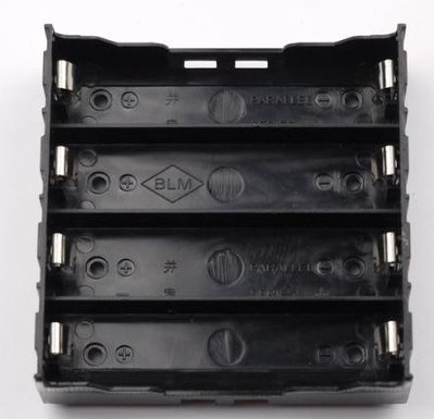 ►1150◄18650電池盒 鋰電池盒 帶插針式 4節電池座 串聯 並聯