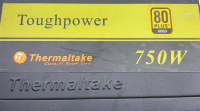 曜越 Thermaltake Toughpower 750W GOLD 80+ 電源供應器 POWER PW-086