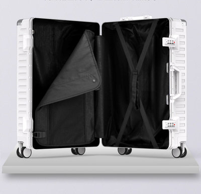 【上品箱包】29吋 巴黎綠 附活動杯架 升級加固拉鏈款 飛機輪 密碼鎖 登機箱/行李箱/拉桿箱/旅行箱 #M9-A58