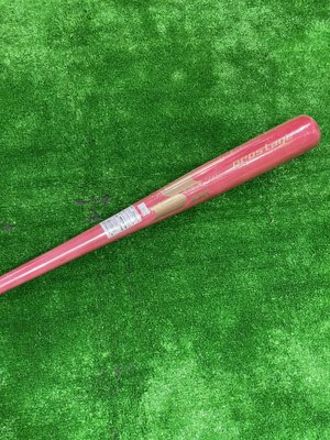 棒球世界全新 PRO600PT職業用加拿大楓木棒球棒紅色特價600PT棒型P89