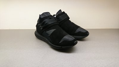 [全新現貨-SALE!] Y-3 全黑色 麂皮拼接 QASA 忍者鞋 / 運動鞋 (adidas) Y3