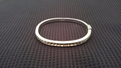 lucy's公主鑲嵌滿鑽18kGp手環(內徑直徑最寬5.4公分)