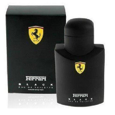 德利專賣店 Ferrari Black 黑色法拉利男性淡香水125ML