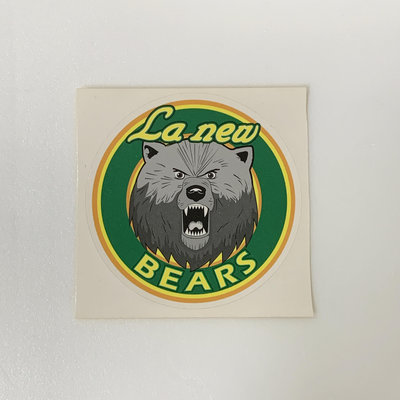 FE-中華職棒【La new 熊】2004年 LOGO隊徽造型貼紙 (非lamigo 樂天桃猿) F
