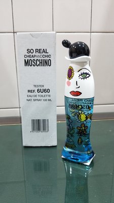 MOSCHINO SO REAL 奧莉薇 100ml TESTER 包裝