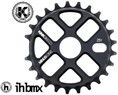 IH BMX KINK Minus One 齒盤 25T 黑色 表演車特技車土坡車下坡車滑板直排輪DH單速車街道車極限單車地板車Fixed Gear特技腳踏車