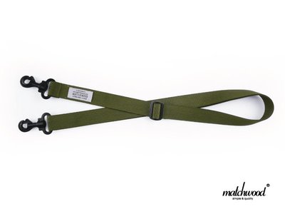 【Matchwood直營】單買 Matchwood 可替換調整肩背帶 軍綠款 適用於各品牌之斜背包款 可隨者穿搭不同替換