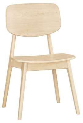 【風禾家具】QM-577-4@FD北歐風洗白色曲木餐椅【台中2900送到家】北歐風餐椅 實木書椅 休閒椅 洽談椅 傢俱