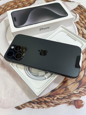 💜台北蘋果專賣店💜️拆封新品️🔥電池100%🔥🍎 Apple iPhone 15Pro 128G黑色🍎