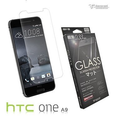 【UNIPRO】Metal-Slim HTC ONE A9 9H弧邊耐磨防指紋0.3mm超薄鋼化玻璃保護貼