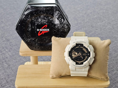 CASIO 卡西歐 G-SHOCK 礦物玻璃鏡面 復古重機雙顯 耐衝擊構造 石英 男性腕錶 #4097 (一元起標 無底價)