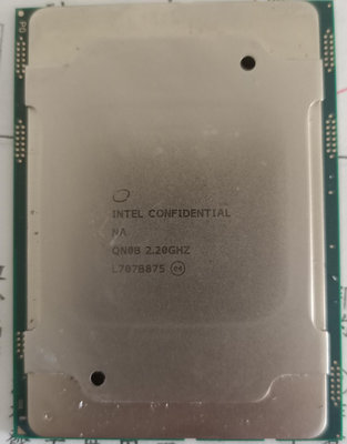 Intel Xeon Silver 4114 2.2GHz 伺服器CPU QS工程版 QN0B