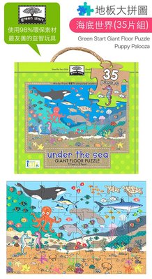Innovative kids 地板大拼圖 GREEN START 35片 under the sea