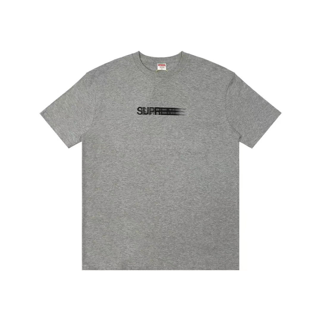 本店は Logo Motion Supreme ステッカー付き Tee L Peach Tシャツ