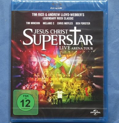 萬世巨星 音樂劇：2012紀念演唱會(中文字幕)全新正版藍光BD Jesus Christ Superstar Live