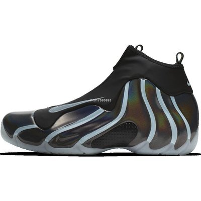 Nike Air Foamposite Pro Sequoia 黑藍拉鍊反光 休閒百搭運動籃球鞋AO9378 001男鞋
