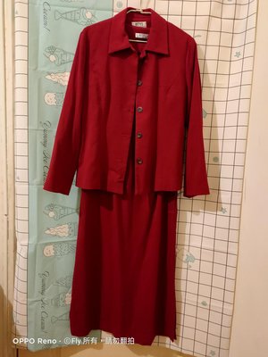 《Fly shop 》二手 BETTYS 貝蒂思 紅色 外套+洋裝