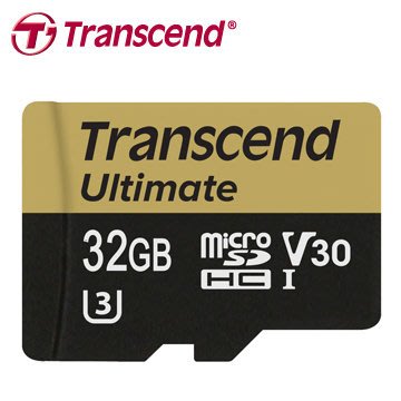 【捷修電腦。士林】創見 32GB Ultimate microSDHC UHS-I(U3) 記憶卡