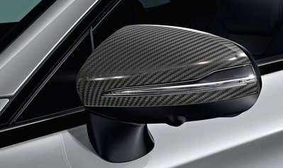Mercedes Benz 原廠 賓士 Carbon 風格 碳纖維 後照鏡蓋 後視鏡蓋 W222 S560