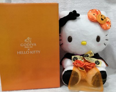 日本聖誕限定GODIVA & KITTY聯名盒裝娃娃