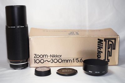 恆定光圈長焦 Nikon ZOOM-NIKKOR 100-300mm F5.6 Ai-S 盒裝