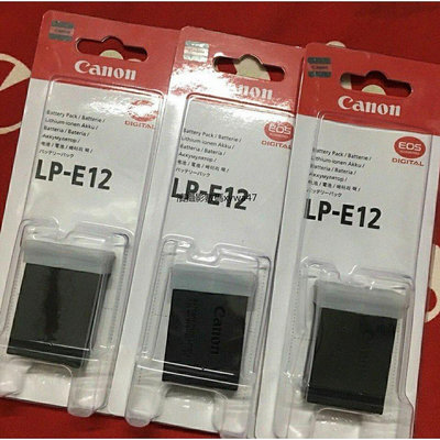 【零點旗艦店】原廠Canon佳能LP-E12電池LC-E12E充電器EOS M M2 100D電池 EOSM電池