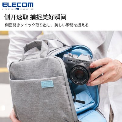 茜茜精品 相機包elecom輕便單肩手提包攝影包單反背包off toco微單相機包佳能包包