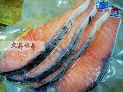【大昇水產】平價優質北海道風味薄鹽鳟鮭魚片4片裝_好吃不柴不死鹹