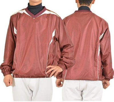 棒球世界全新SSK日本進口長袖風衣特價不到5折BWP1413酒紅色