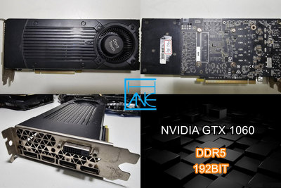 【 大胖電腦 】NVIDIA GTX 1060 顯示卡/DDR5/192bit/保固30天/直購價1500元