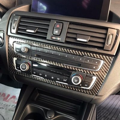 真碳纖維 BMW 寶馬1系F20 F21 中控面板 卡夢框 音量 冷氣 CD 控制面板 裝飾貼 碳纖貼 卡夢 內裝 改裝