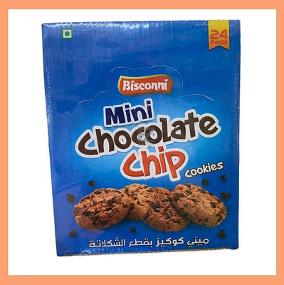 Bisconni 迷你巧克力餅 巧克力豆脆餅乾 巧克力豆 餅乾 必可林 巴基斯坦巧克力 巧克力豆