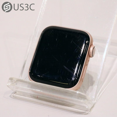 【US3C-青海店】【一元起標】台灣公司貨 Apple Watch Series 4 40mm GPS 金色 鋁金屬錶殼 光學心率感測 二手智慧手錶