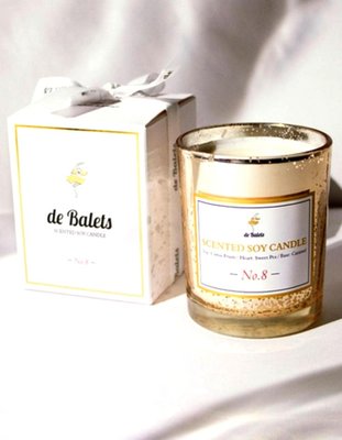 de Balets 小巴黎 輕奢感流金香氛蠟燭禮盒 - 小金杯＆法式果香