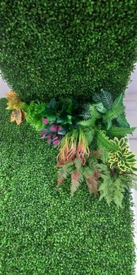 植物牆設計植生牆人造植物牆塑膠植物牆花牆室內設計裝潢人造草皮尤加利七里香櫥窗天花板壁飾牆面佈置綠化設計