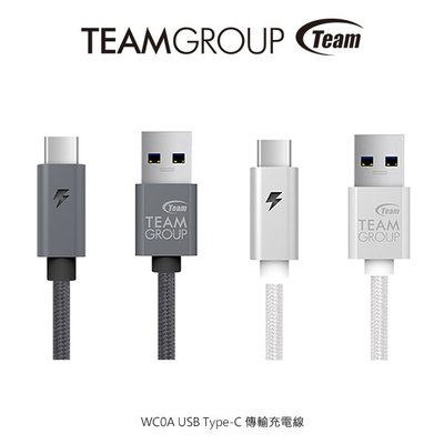 強尼拍賣~Team WC0A USB Type-C 傳輸充電線(MFi)
