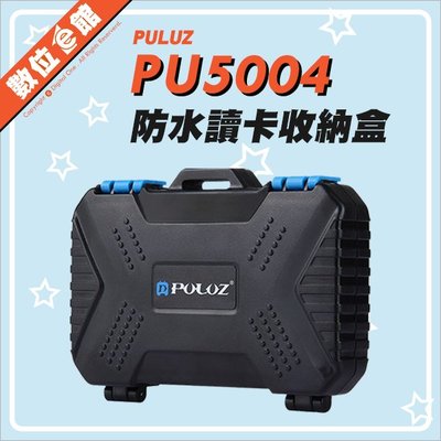 ✅台灣出貨附發票 PULUZ 胖牛 PU5004 讀卡機 記憶卡收納盒 SIM CF MicroSD 防摔防水 放22張