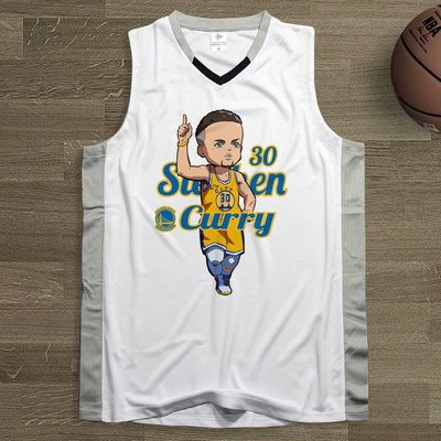 -斯蒂芬·庫裏 Stephen·Curry 勇士隊30號球衣 籃球服 訓練衣 運動背心 短褲