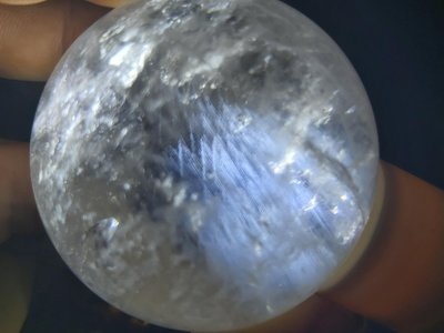 《晶華》 白水晶 藍針球 01H06