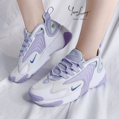【Luxury】Nike Zoom 2K 皮革 復古 透氣網 男女鞋 黑白 白 藍 粉 紫 老爸鞋 韓國代購
