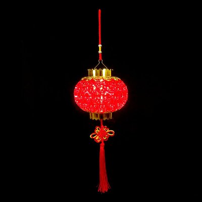 過年中國結裝飾 神明廳佈置燈  水晶電池燈