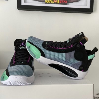 【正品】Air Jordan 34 ‘Blue Void’ 電光藍 籃球 運動 BQ3381-400潮鞋
