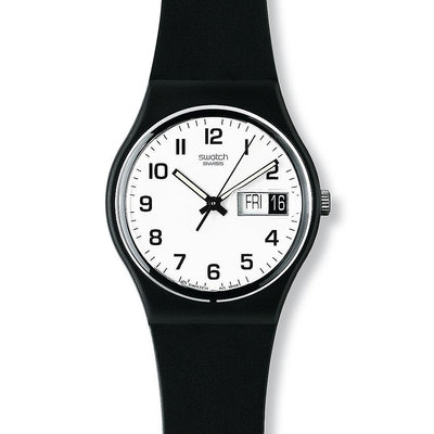Swatch 原創系列 ONCE AGAIN 再一次黑手錶
