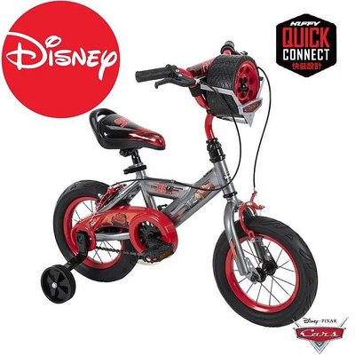 ☘ 板橋統一婦幼百貨 ☘ HUFFY 迪士尼正版授權 Cars汽車總動員 12吋兒童快裝自行車