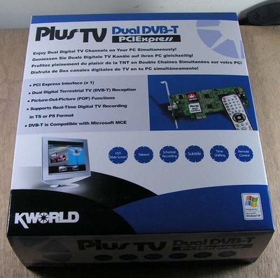 《福和科技》全新 廣寰 雙頻數位電視卡 DVB-T PCI-E X1 支援 WINXP WIN7 WIN8 WIN10