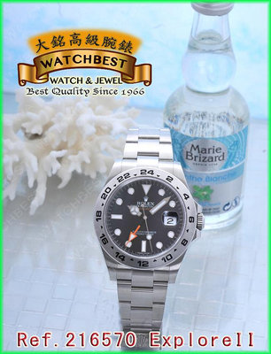 大銘腕錶 二手極新品 勞力士 ROLEX 探險家二號 216570 黑面 42MM RX052492