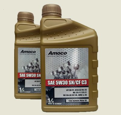 AMOCO 5W30 5w-30 SN/CF C3 504/507 汽柴油引擎 全合成機油
