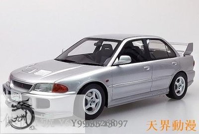 ONE MODEL 1:18 三菱 LANCER EVO III 銀色 汽車模型收藏半米潮殼直購