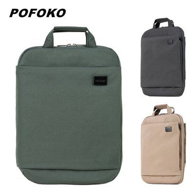POFOKO E540 筆電包 直立式手提電腦包 日本YKK拉鏈 防水電腦包 Mac Pro Air 13.3 廠家直銷